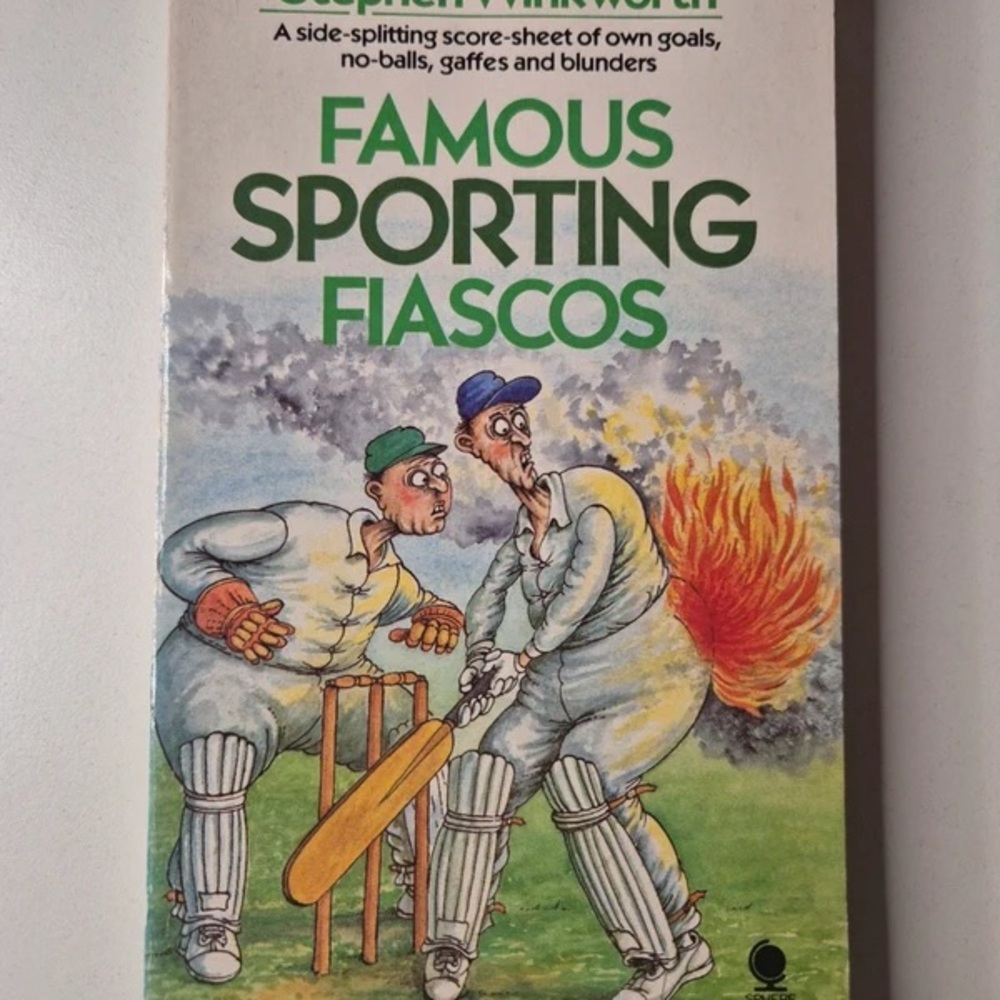 Famous Sporting Fiascos Coffee Table Book - Green Cover